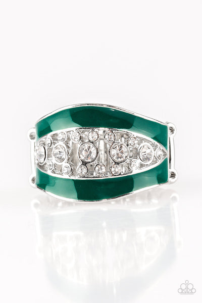 Trending Treasure - Green Paparazzi Ring