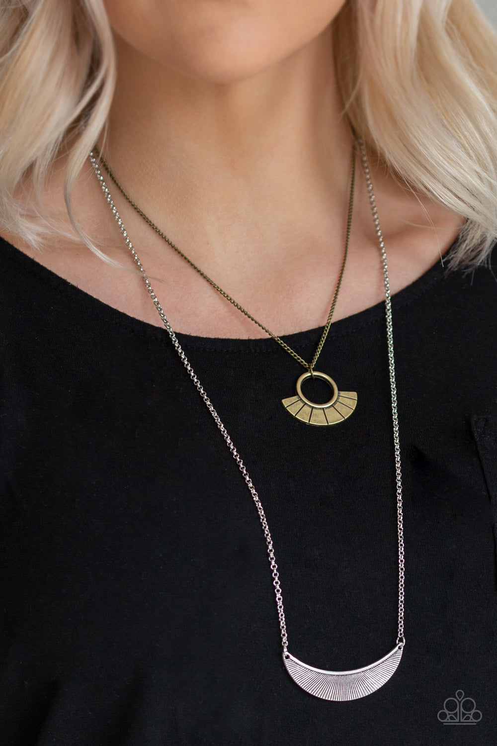 Paparazzi Layered Necklace - Tribal Trek - Multi (PZ-749)