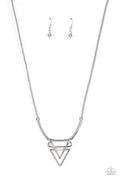 Tulum Totem - Silver Paparazzi Necklace (#4459)