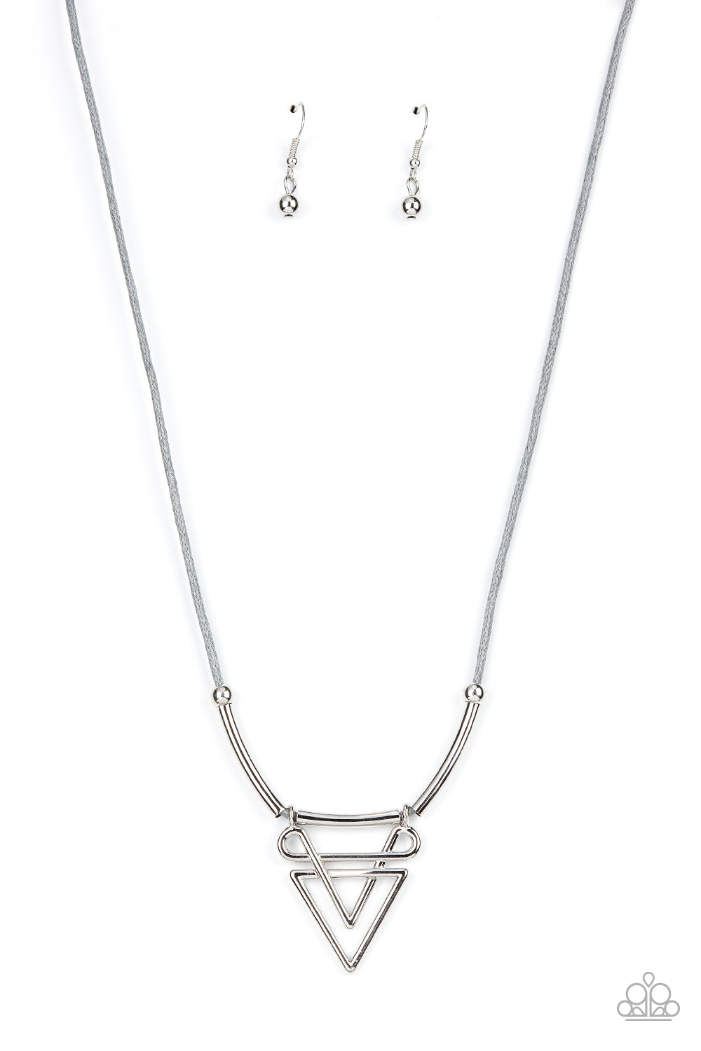 Tulum Totem - Silver Paparazzi Necklace (#4459)