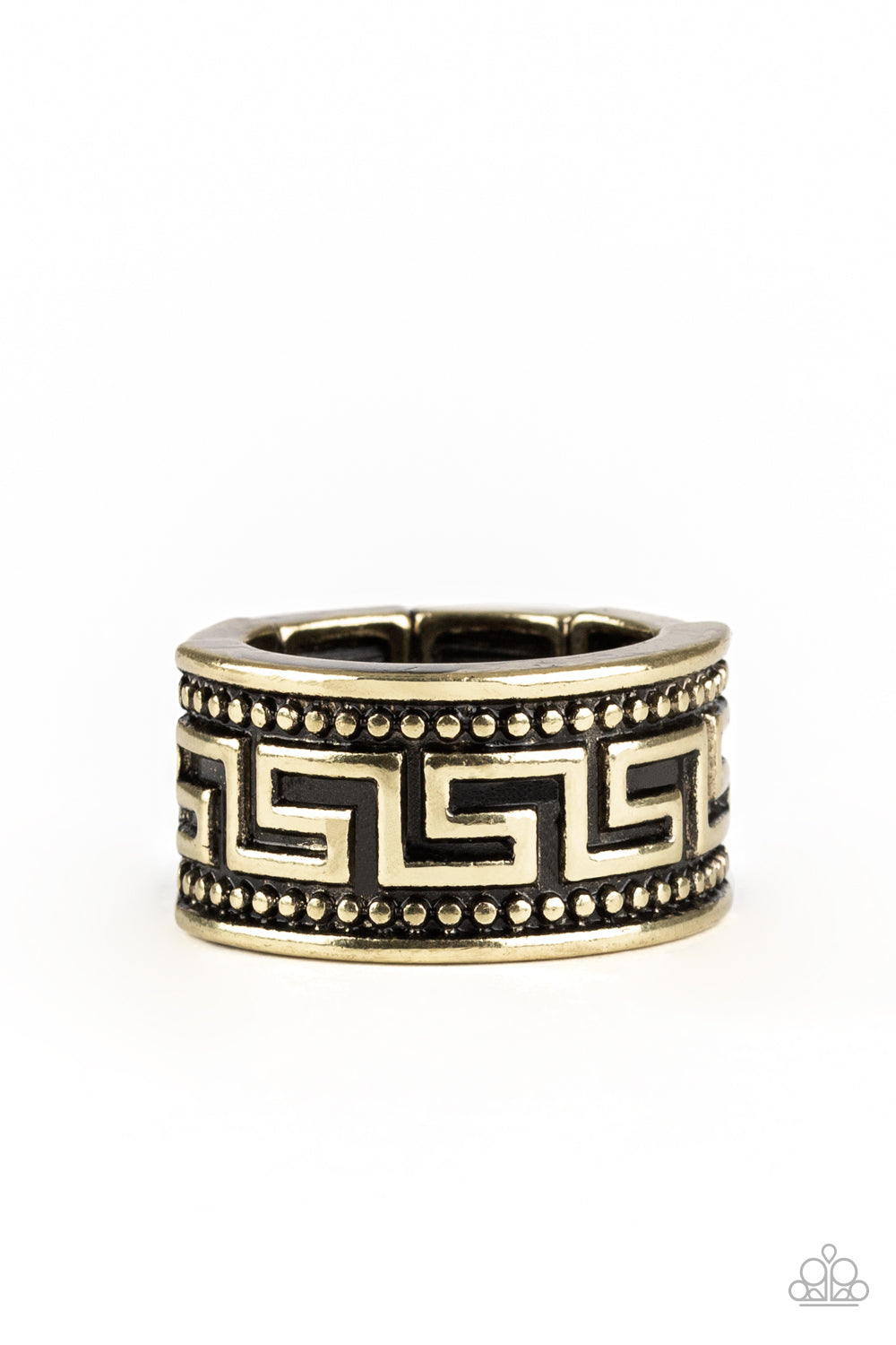 Tycoon Tribe - Brass Paparazzi Ring (R093)
