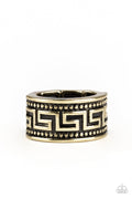 Tycoon Tribe - Brass Paparazzi Ring (R093)