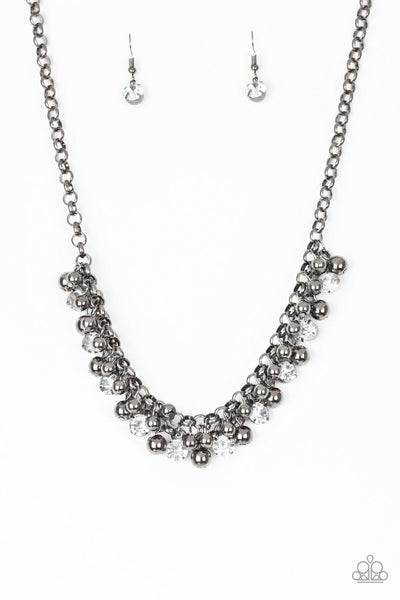 Paparazzi Necklace - Wall Street Winner - Black