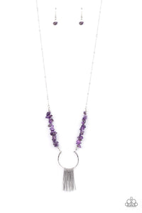 With Your ART and Soul - Purple Paparazzi Necklace