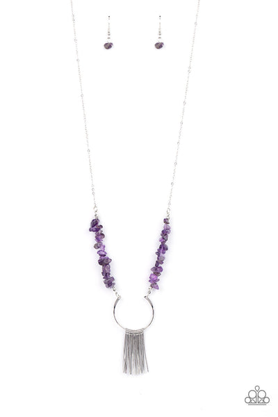 With Your ART and Soul - Purple Paparazzi Necklace