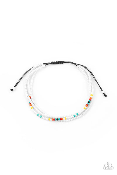 Basecamp Boyfriend - White Paparazzi Bracelet