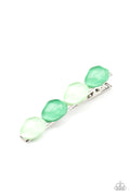 Bubbly Reflections - Green Paparazzi Hair Accessories (PZ-1039)