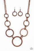 Paparazzi Necklace - City Circus - Copper (PZ-934)