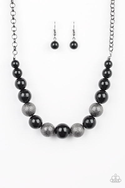 Color Me CEO - Black-Paparazzi Necklace (#1282)