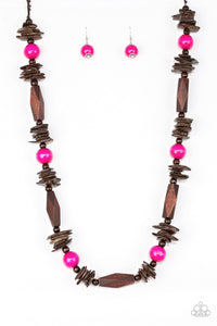 Cozumel Coast - Pink Paparazzi Necklace