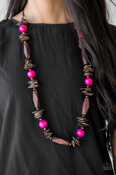 Cozumel Coast - Pink Paparazzi Necklace