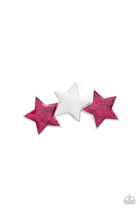 Dont Get Me STAR-ted!- Pink Paparazzi Hair Accessories (#107)