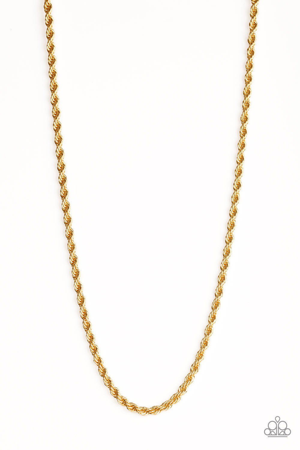 Paparazzi Men's Line - Double Dribble - Gold (#1899)