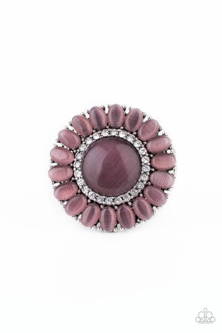 Elegantly Eden - Purple Paparazzi Ring