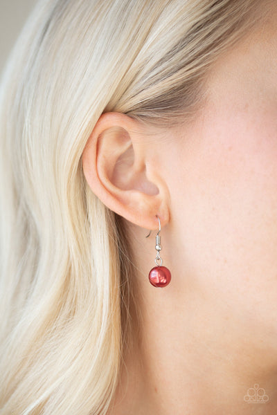 Fiercely Fancy - Red-Paparazzi Necklace (#1270)