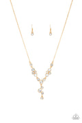 Five-Star Starlet - Gold Paparazzi Necklace