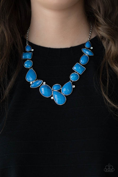 Mystical Mirage - Blue Paparazzi Necklace