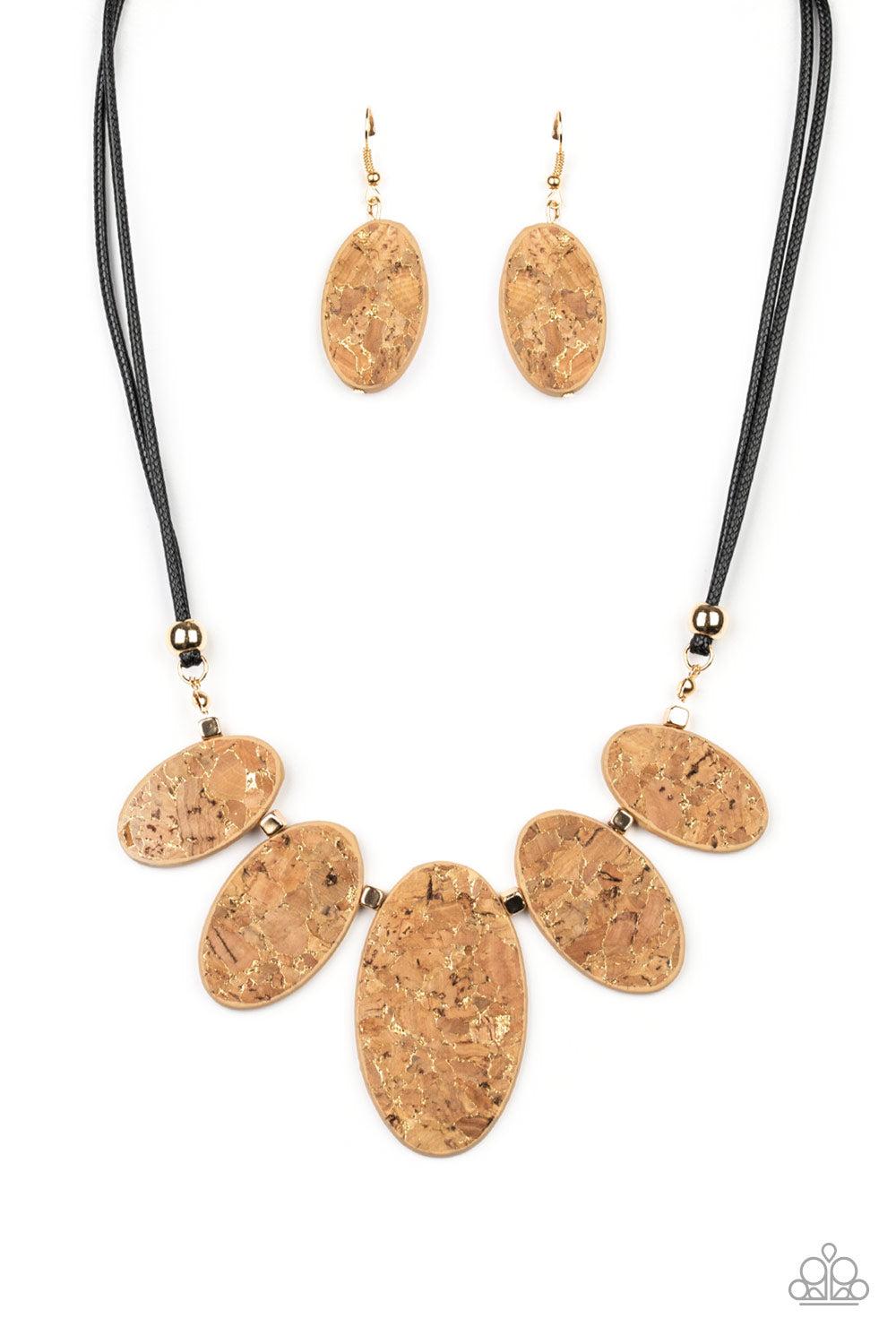 Natures Finest - Gold- Paparazzi Necklace (PZ-662)