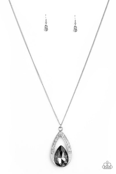 Paparazzi Necklace - Notorious Noble - Silver (#1919)