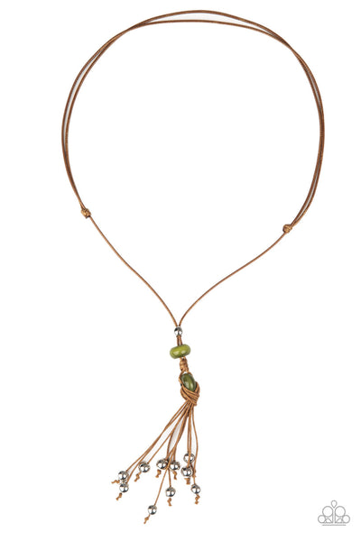 Ocean Child - Green Paparazzi Necklace (#1572)