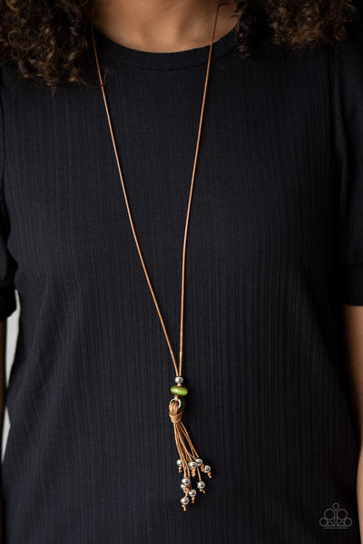Ocean Child - Green Paparazzi Necklace (#1572)