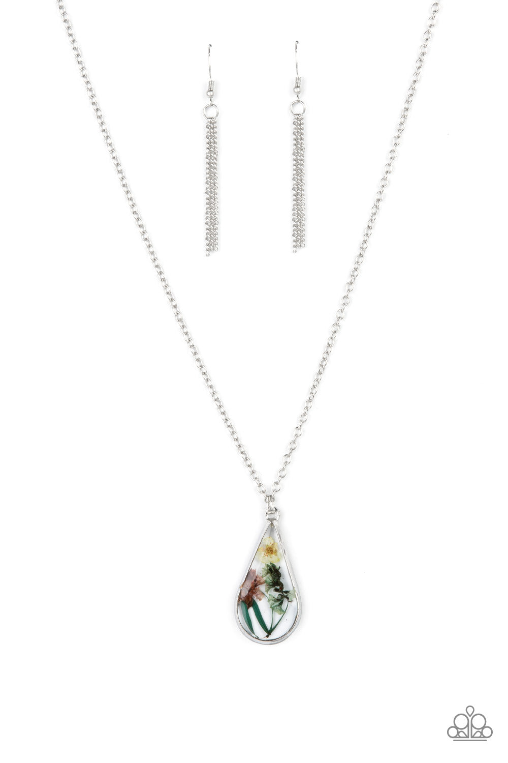 Pop Goes the Perennial - Multi Paparazzi Necklace (PZ-4497)