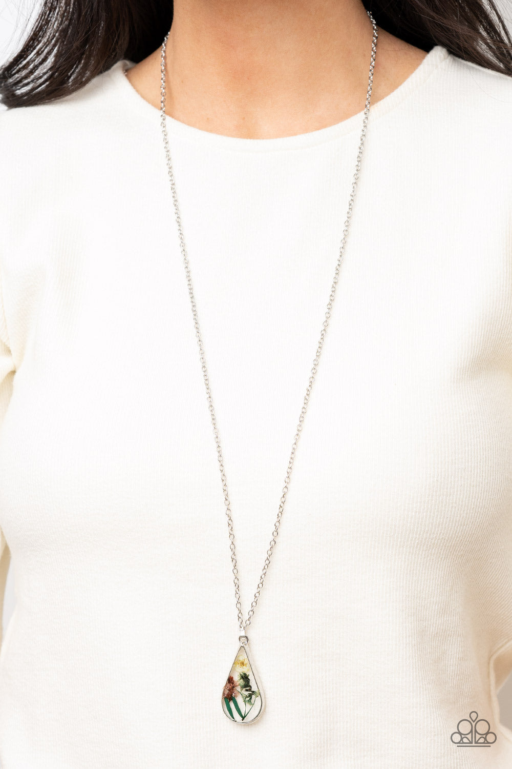 Pop Goes the Perennial - Multi Paparazzi Necklace (PZ-4497)