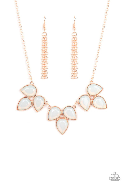 Prairie Fairytale - Rose Gold Paparazzi Necklace