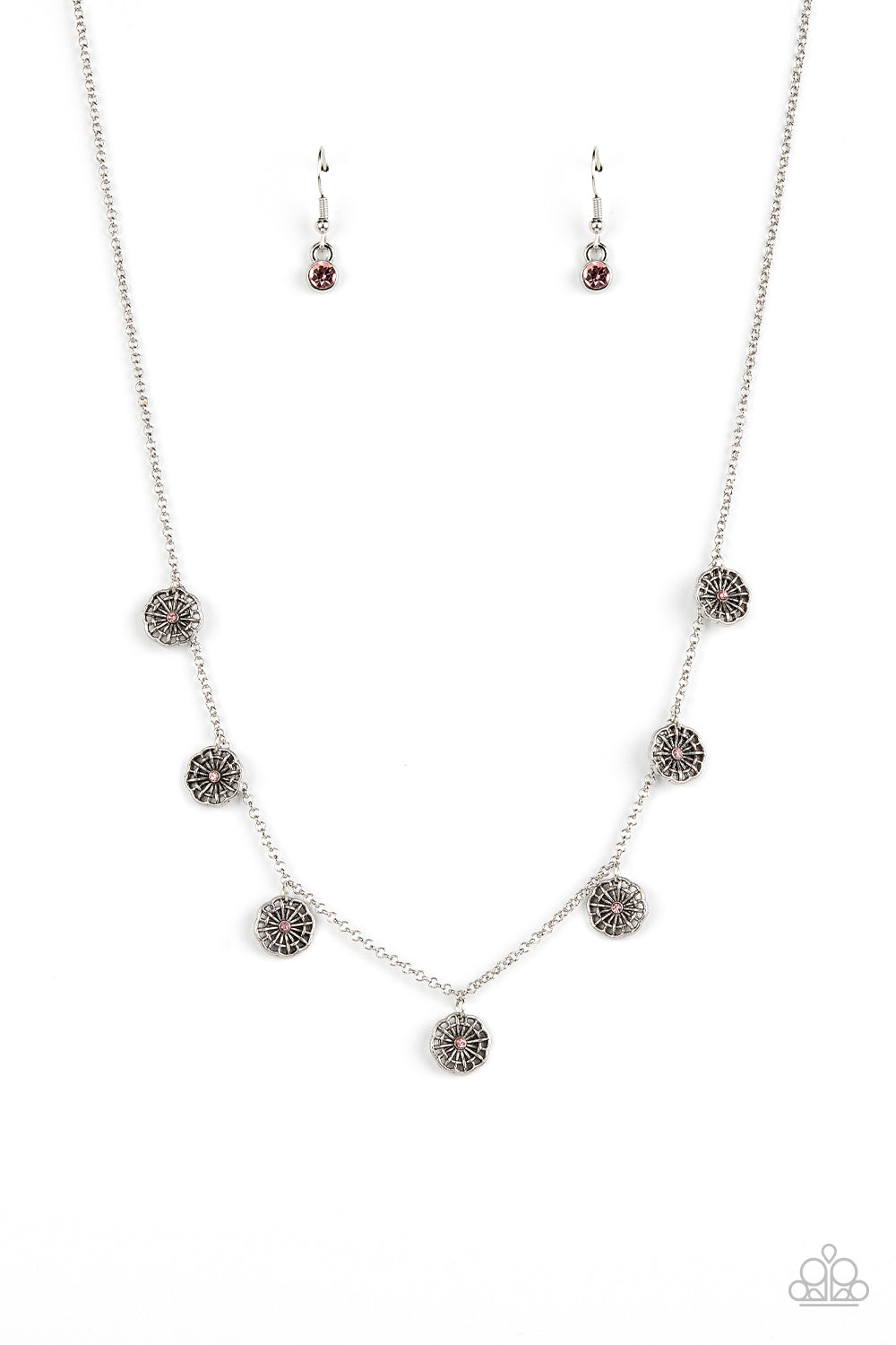 Prairie Perennial - Pink Paparazzi Necklace (#3342)