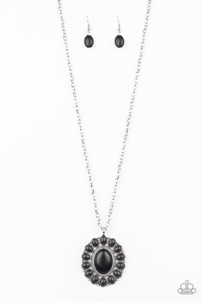 Paparazzi Long Necklace - Rancho Roamer - Black (#209)
