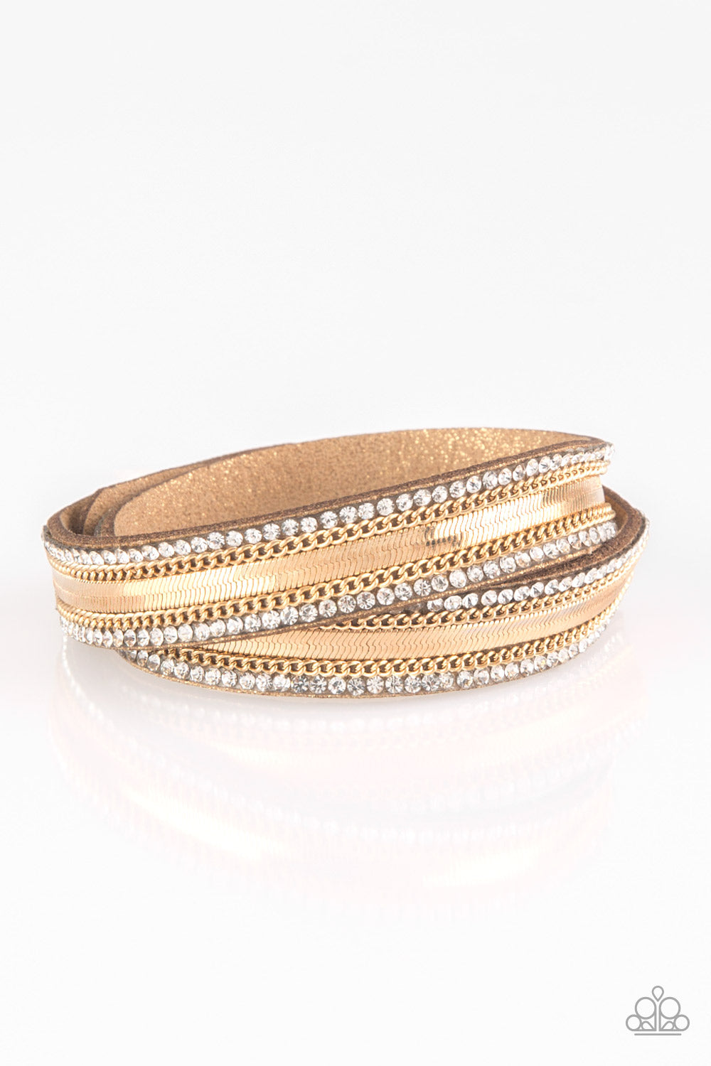 Rocker Rivalry - Gold-Paparazzi Wrap (DW101)
