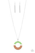 Paparazzi Necklace - Sail Into The Sunset - Green (PZ-1093)
