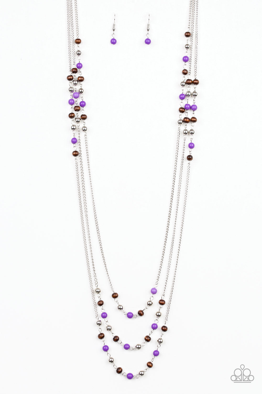 Paparazzi Long Necklace - Seasonal Sensation - Purple (PZ-566)