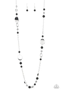 Paparazzi Necklace -Serenely Springtime - Black (#773)