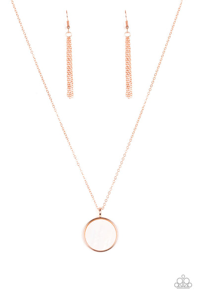 Shimmering Seashores - Copper Paparazzi Necklace