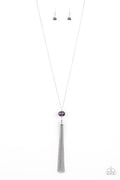 Socialite Of The Season - Purple Paparazzi Necklace (PZ-331)