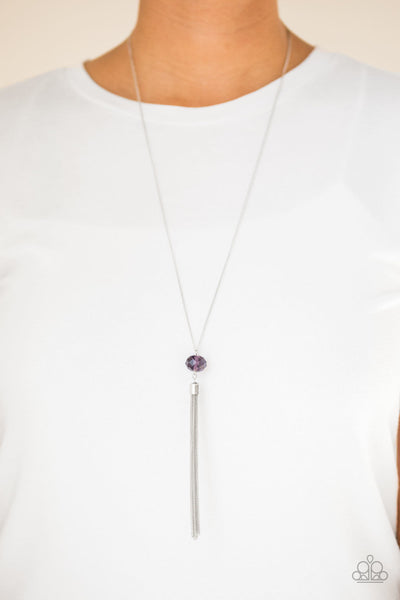 Socialite Of The Season - Purple Paparazzi Necklace (PZ-331)
