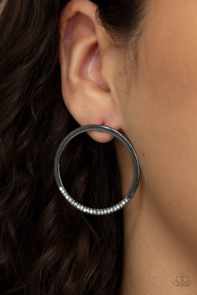 Spot On Opulence - Black Paparazzi Earrings