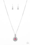 Springtime Twinkle - Pink Paparazzi Necklace