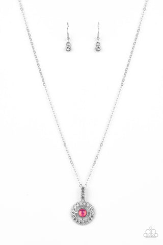 Springtime Twinkle - Pink Paparazzi Necklace