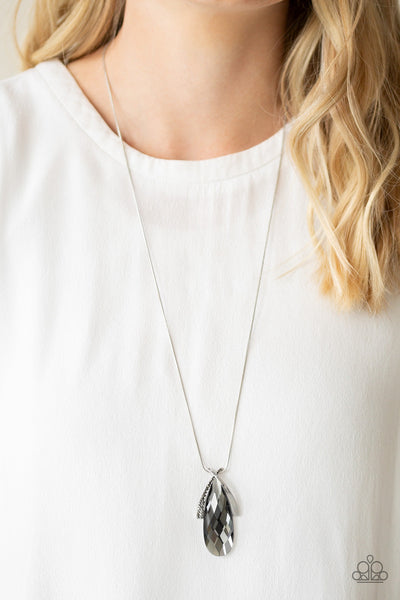 Paparazzi Necklace - Stellar Sophistication - Silver (PZ-968)