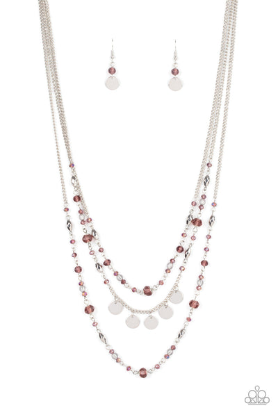 Step Out of My Aura - Purple Paparazzi Necklace