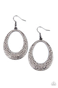 Storybook Bride - Black Paparazzi Earrings (PZ-5024)