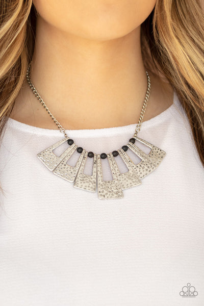 Terra Takeover - Black Paparazzi Necklace (#1597)