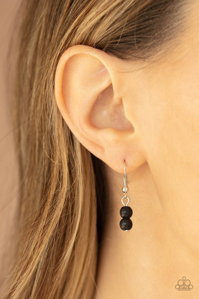 Terra Takeover - Black Paparazzi Necklace (#1597)