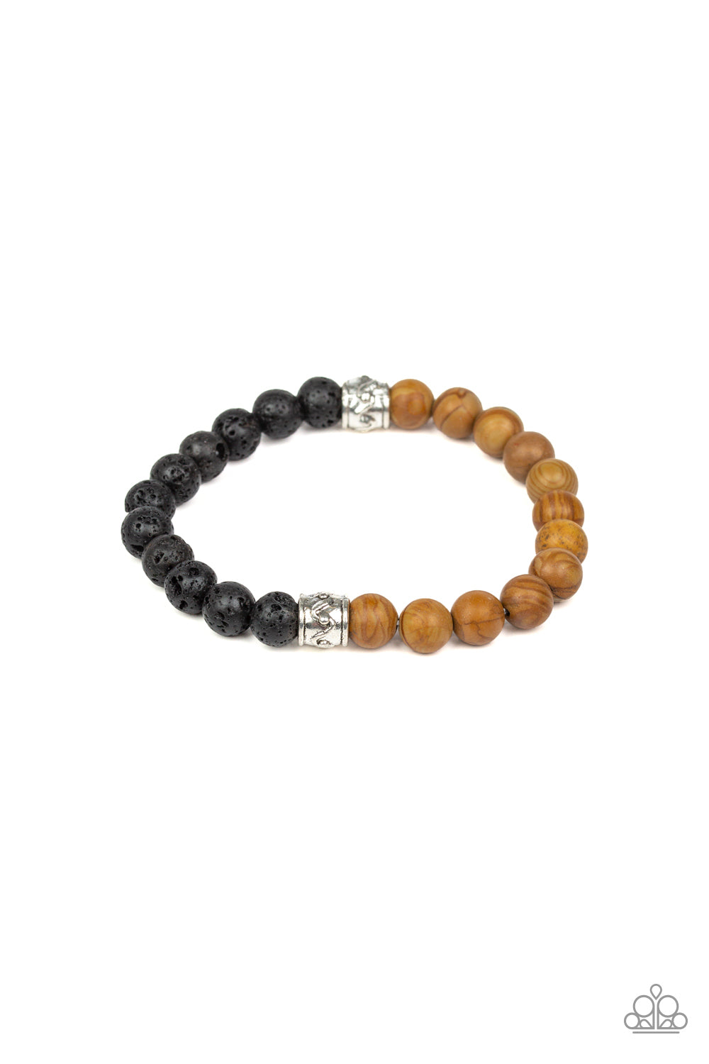 Tuned In - Brown Paparazzi Bracelet