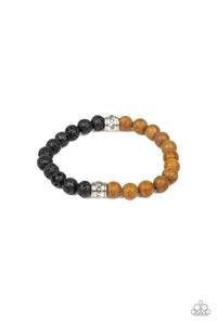 Tuned In - Brown Paparazzi Bracelet