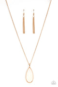Yacht Ready - Gold Paparazzi Necklace (#4573)