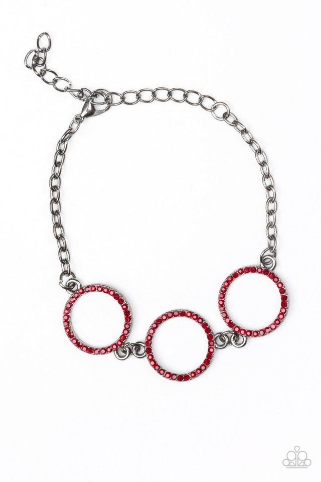 Dress The Part - Red Paparazzi Bracelet (#2048)