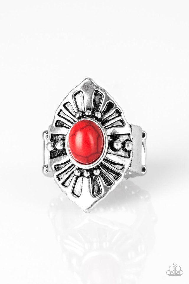 HOMESTEAD For The Weekend - Red Paparazzi Ring (T114)